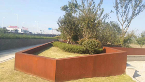 新罗耐候钢挡土墙